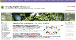 Desktop Screenshot of forex-spotlight-software.com